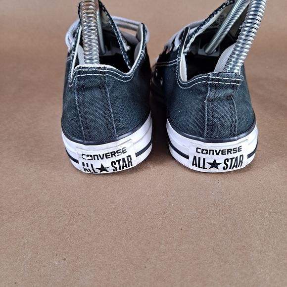 Converse All Star Low Top Chuck Taylor Black Shoes  Womens Sz 6 - Picture 7 of 10